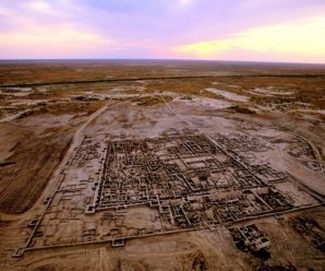 Раскопки древнего городища Алтын-депе (Золотой холм)